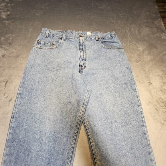 Vintage Levi's Jeans Mens 38x32 Blue Loose Fit 100% Cotton Five Pocket Denim - Picture 2 of 11